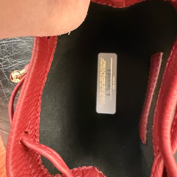 Strathberry Osette Midi Pouch - Oxblood - Picture 4 of 6